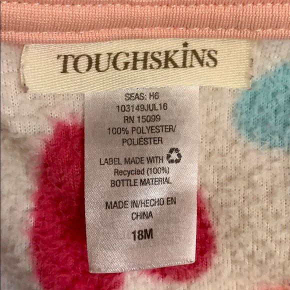 Toddler Fleece Heart Jacket - Picture 4 of 4